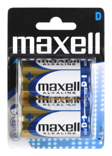 MAXELL battery alkaline LR20 2 pcs.