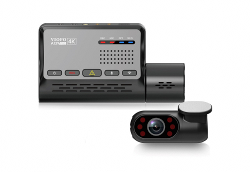 VIOFO A139 Pro 2CH-G IR - dual-channel car camera with additional camera with IR LEDs for the interior (front+interior)