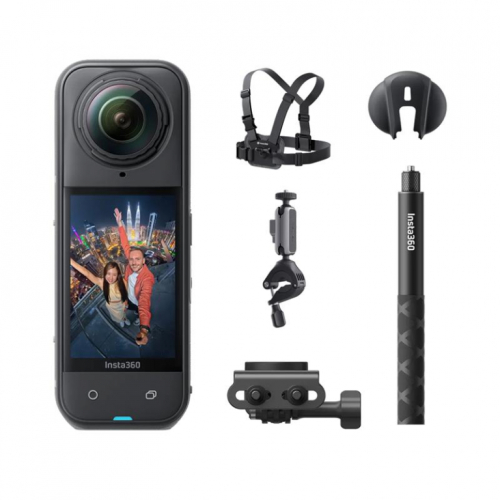 Insta360 X5 Road Cycling Bundle, 8K, 360º, must - Seikluskaamera / CINSAAHA/CYCLING