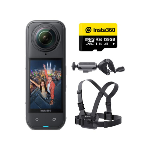 Insta360 X5 Road Cycling Bundle, 8K, 360º, must - Seikluskaamera / CINSAAHA/CYCLING