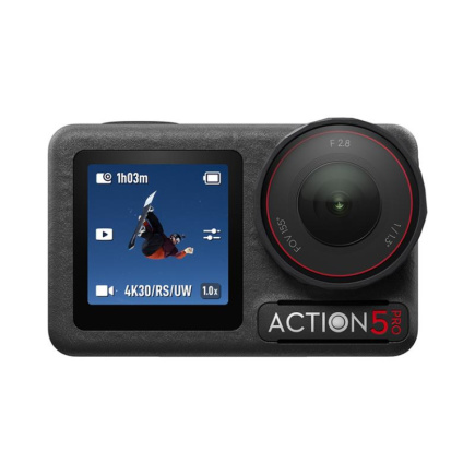 DJI Osmo Action 5 Pro Adventure Combo, must - Seikluskaamera / CP.OS.00000350.02