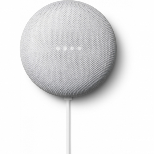 Google Nest Mini Gen 2 - Google Assistant , Rund - Weiß , Chromecast , Android, IOS, 9cm