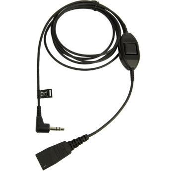 Jabra Anschlusskabel QD auf 3.5mm Klinke glatt 1.5m