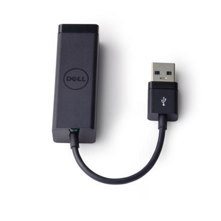 Dell | USB-A 3.0 to Ethernet (PXE Boot) | Black | Adapter 470-ABBT