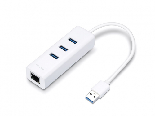TP-Link UE330 laptop dock/port replicator Wired USB 3.2 Gen 1 (3.1 Gen 1) Type-A White