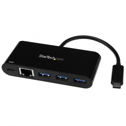 StarTech.com HB30C3AGEPD Docking Station USB 3.2 Gen 1 (3.1 Gen 1) Type-C Wired Black