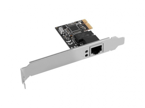 Lanberg Network card PCI-E 1X RJ45 1GB RTL8111C low profile