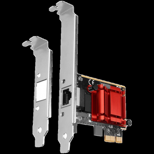 Gigabit Ethernet PCI-Express network card with Intel I210AT chipset with PXE support.