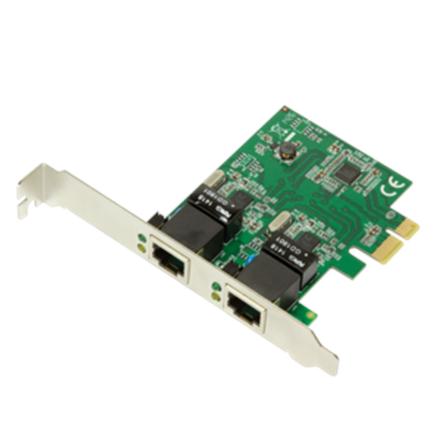 Logilink PC0075, 2-port Gigabit PCI Express network card | Logilink | 2 x Gigabit Lan (RJ 45) | PCIe PC0075