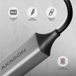 AXAGON ADE-TXCA Compact aluminum USB 3.2 Gen 1 Gigabit Ethernet 10/100/1000Mbit adapter with automatic installation, Nintendo Switch support and USB C-A reduction ADE-TXCA