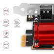 PCI-Express network card with 2.5 Gbit/s transmission rate and PXE support.