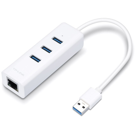 USB TP-LINK UE330 - USB 3.0 to Gigabit Ethernet Network Adapter with 3-Port USB 3.0 Hub