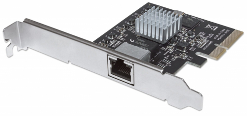 Intellinet 10 Gigabit PCI Express Network Card, 10GBASE-T, 5GBASE-T, 2.5GBASE-T, 1-Port PCI Express 2.0
