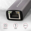 AXAGON ADE-TRC Compact aluminum USB-C 3.2 Gen 1 Gigabit Ethernet 10/100/1000Mbit adapter with automatic installation ADE-TRC