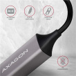 AXAGON ADE-TRC Compact aluminum USB-C 3.2 Gen 1 Gigabit Ethernet 10/100/1000Mbit adapter with automatic installation ADE-TRC