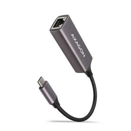 AXAGON ADE-TRC Compact aluminum USB-C 3.2 Gen 1 Gigabit Ethernet 10/100/1000Mbit adapter with automatic installation ADE-TRC