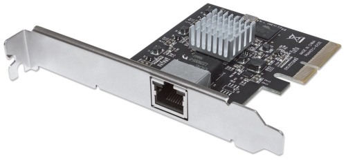 Intellinet 10 Gigabit PCI Express Network Card, 10GBASE-T, 5GBASE-T, 2.5GBASE-T, 1-Port PCI Express 2.0