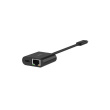 Belkin USB-C Ethernet Adapter 100W PD INC019btBK