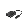Belkin USB-C Ethernet Adapter 100W PD INC019btBK