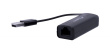 Lanberg NC-0100-01 cable interface/gender adapter USB-A RJ-45 Black