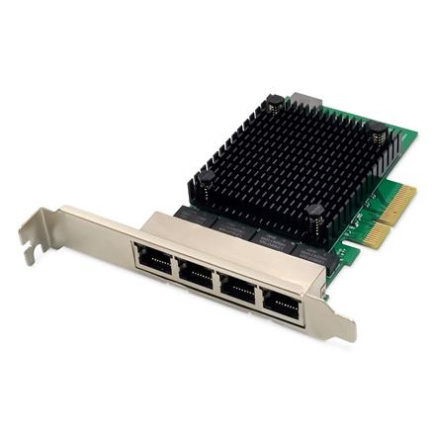 Digitus DN-10136 4-Port RJ45 RTL8125B, 2.5 GBits Server NIC DN-10136