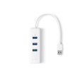 TP-LINK | UE330 | USB 3.0 3-Port Hub & Gigabit Ethernet Adapter 2 in 1 USB Adapter UE330