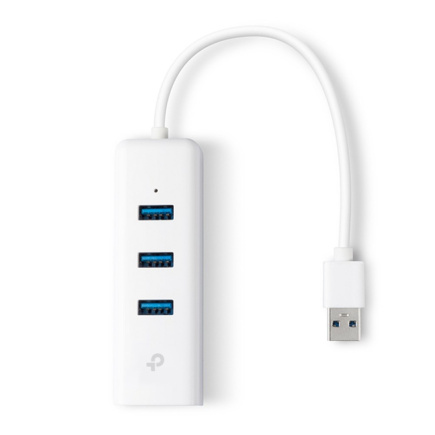TP-Link UE330 laptop dock/port replicator Wired USB 3.2 Gen 1 (3.1 Gen 1) Type-A Valge