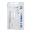 Logilink | Fast Ethernet USB 2.0 to RJ45 Adapter: | 0.115 m | White | USB-A to RJ45 UA0144B