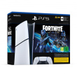 Sony PlayStation 5 Slim Digital Edition Fortnite black white