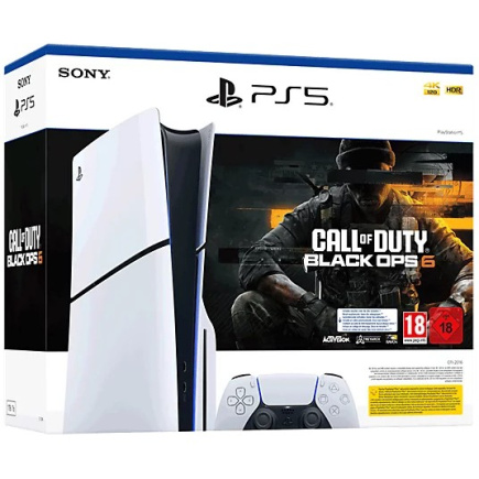 Sony PlayStation 5 Slim - 1TB Call of Duty: Must Ops 6 Bundle Valge