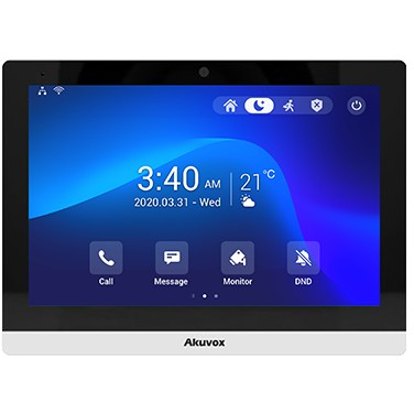 Indoor-Station C319A, Touch Screen, Android, POE, Wi-Fi, Bluetooth, 1 MP cam, white