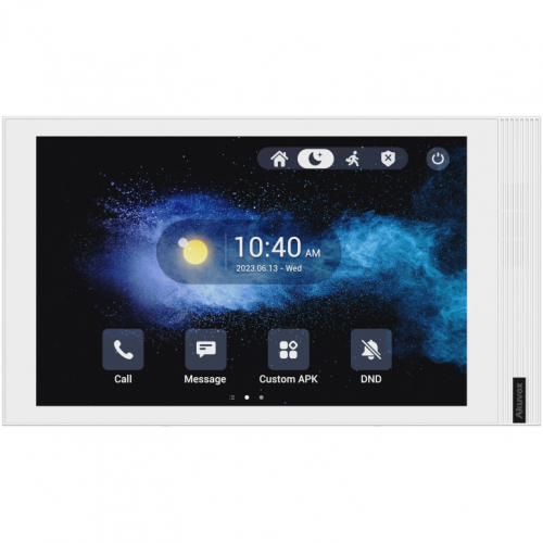 Akuvox Indoor-Station S563W with logo, Touch Screen, POE, WIFI, white