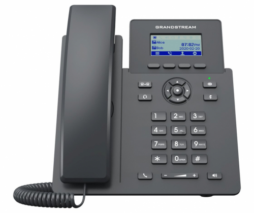 Grandstream Networks GRP2601P IP phone Black 2 lines LCD