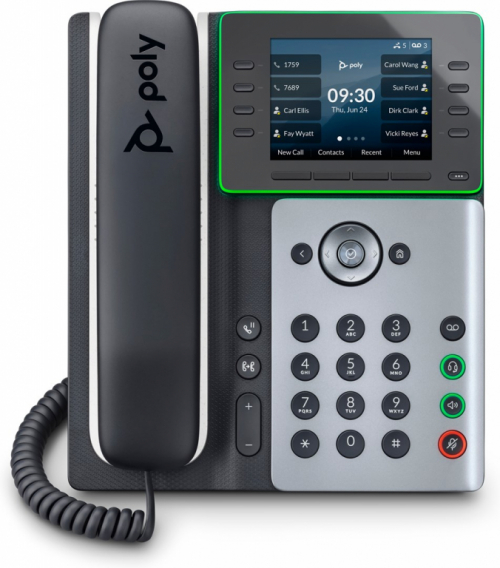 Poly Edge E320 IP Phone and PoE-enabled