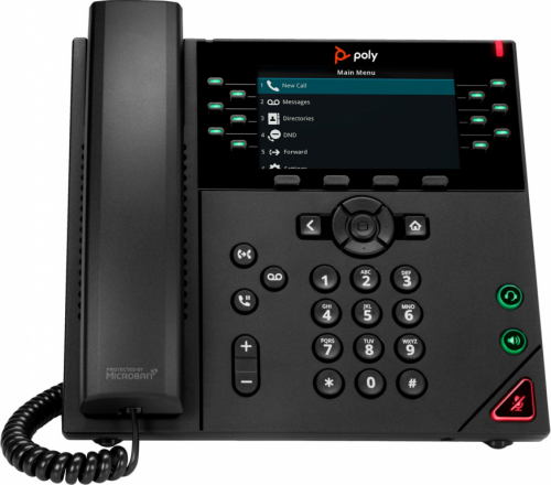 Poly VVX 450 - VoIP-telefon - 3-vejs o