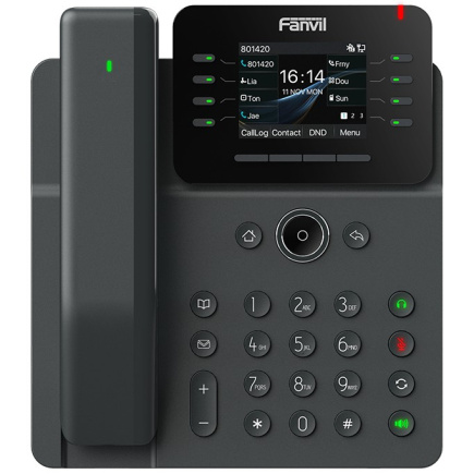 Fanvil V62 Pro, Medium-Level Dual Gigabit PoE IP Phone / SIP / POE / Gigabit / USB-Port