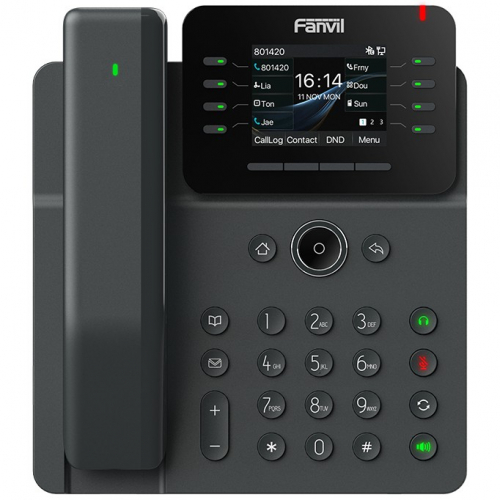 Fanvil V62 Pro, Medium-Level Dual Gigabit PoE IP Phone / SIP / POE / Gigabit / USB-Port