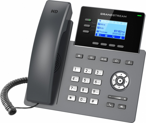 Grandstream Networks GRP2603P IP phone Black 3 lines LCD