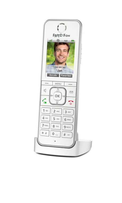 FRITZ!Fon C6 DECT telephone Caller ID White