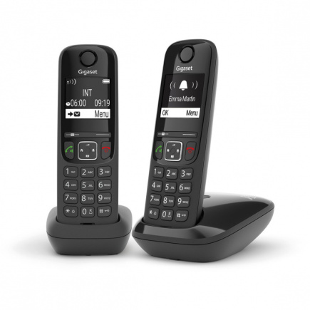 Gigaset AS690 Duo schwarz int.
