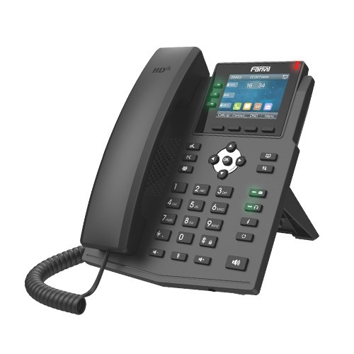 Fanvil X3U IP phone Black 6 lines LCD Wi-Fi