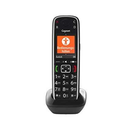Gigaset E720HX Analog/DECT telephone Caller ID Black