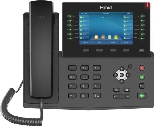 Fanvil X7C V2 IP phone Black 20 lines LCD Wi-Fi