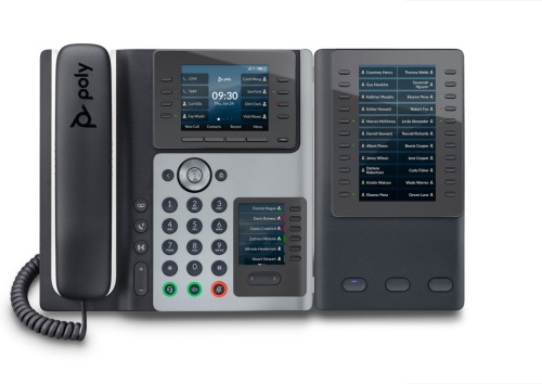 Poly Edge E400 IP Phone and PoE-enabled