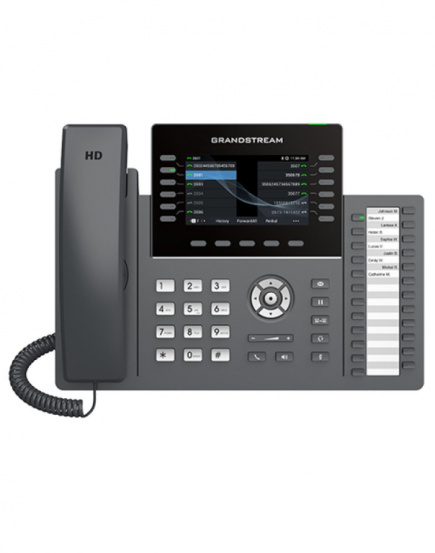 Grandstream Networks GRP2636 IP phone Black 12 lines LCD Wi-Fi