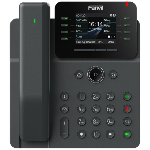 Fanvil V62 Pro, Medium-Level Dual Gigabit PoE IP Phone / SIP / POE / Gigabit / USB-Port