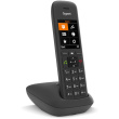 GIGASET C575 schwarz schnurlos analog (DECT) TFT-Farb-Display Freisprechen Adressbuch fr 200 Eintrge Wecker Kalender