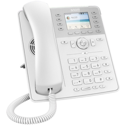 SNOM D735 VOIP Tischtelefon (SIP) Gigabit Valge PROMO (Ohne Kõrvaklapid mikrofoniga)VOIP