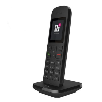 Telekom Speedphone 12 schwarz Mobilteil/Ladeschale IP phone Must TFT
