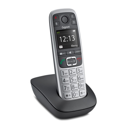Gigaset E560 Analog/DECT telephone Черный, Silver